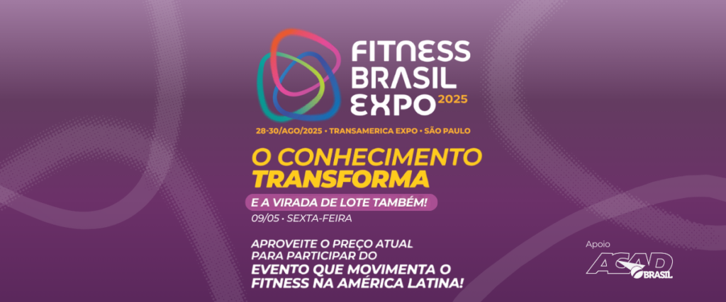 É hoje! Fitness Brasil Expo anuncia virada de lote para ingressos com desconto